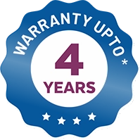 4 Years warranty