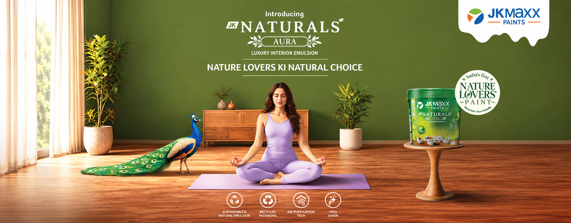 Introducing JK Naturals Aura luxury interior emulsion